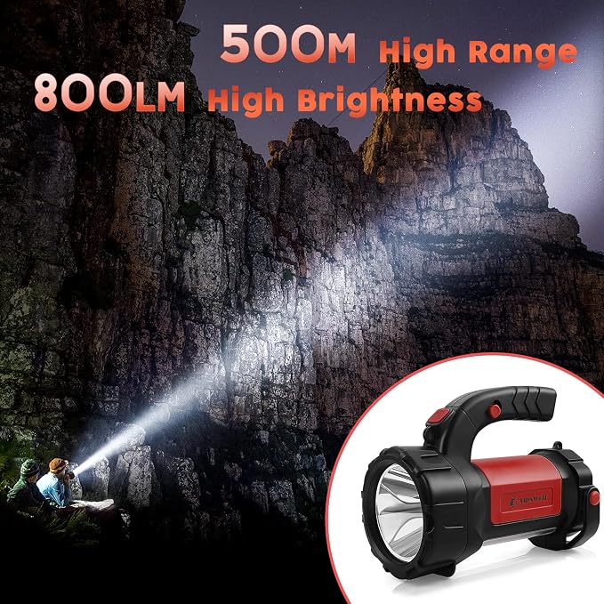 Camping Lantern Rechargeable, AlpsWolf LED Flashlight Spotlight Lantern - Image 3