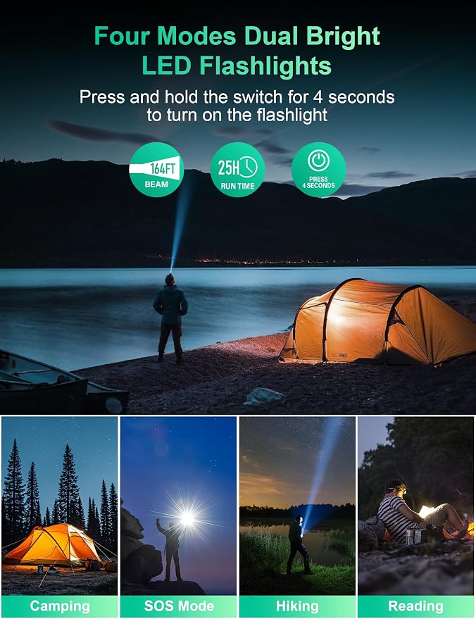 Solar Charger Power Bank, PD 20W Fast Charging External Batter, 40000mAh - Image 6