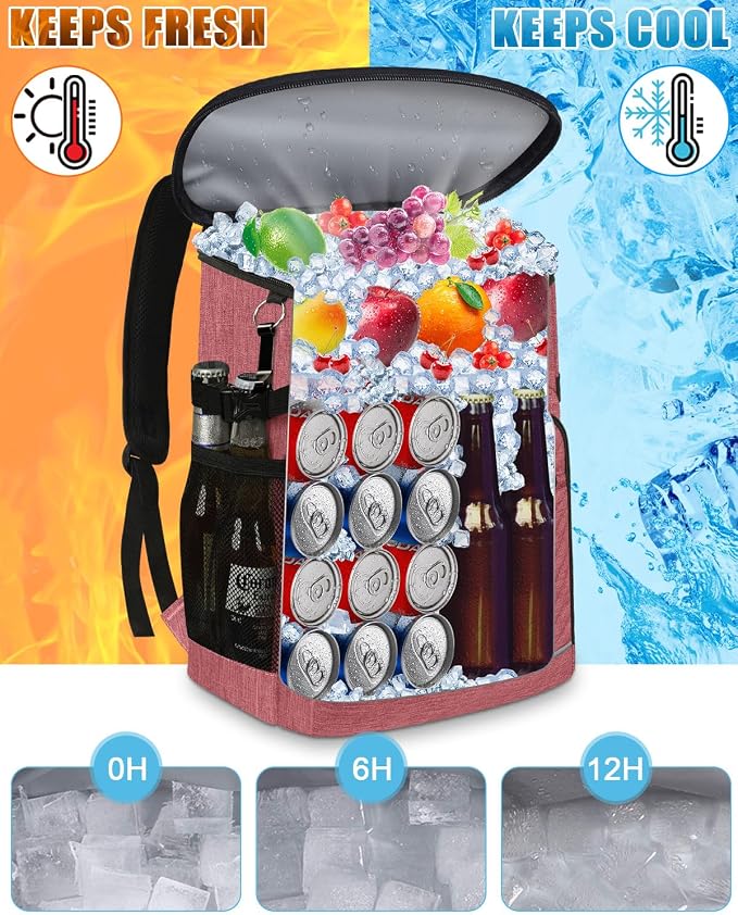 Cooler Backpack Insulated Leakproof Waterproof Backpack Cooler Bag 30/45 Cans - Image 4