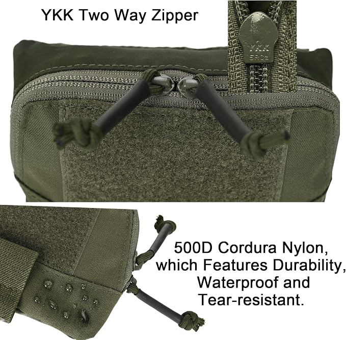 Tactical Molle Admin Pouch Chest Rig Small Molle Chest Pouch Utility MOLLE/Belt - Image 3