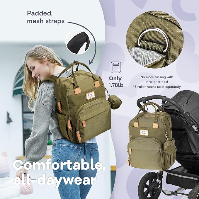 RUVALINO Diaper Bag Backpack - Image 5