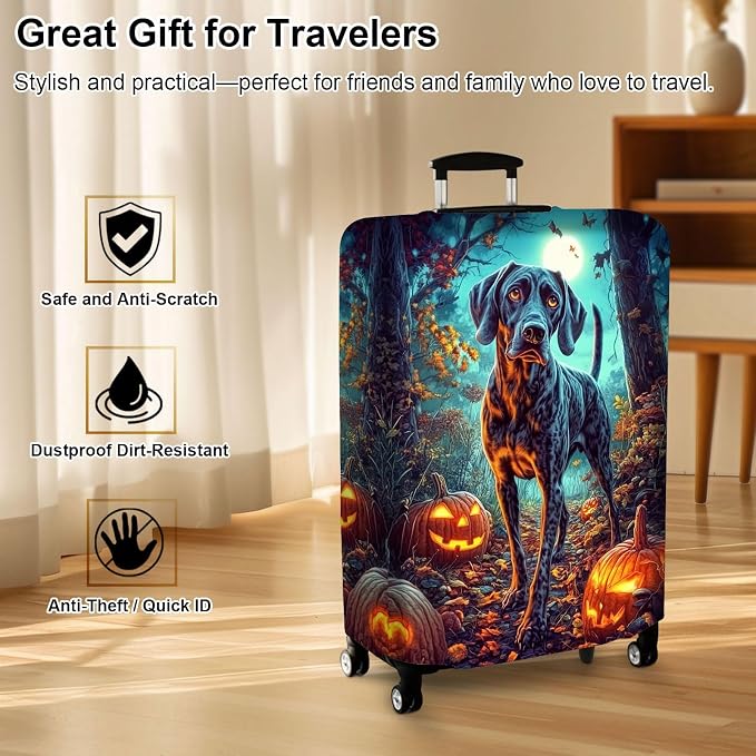 Luggage Cover Protector for 26-28 Inch Suitcases, TSA Approved Elastic Travel - Image 7