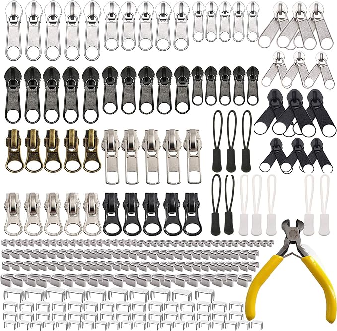 Meikeer 252-Piece Zipper Repair Kit by Meikeer