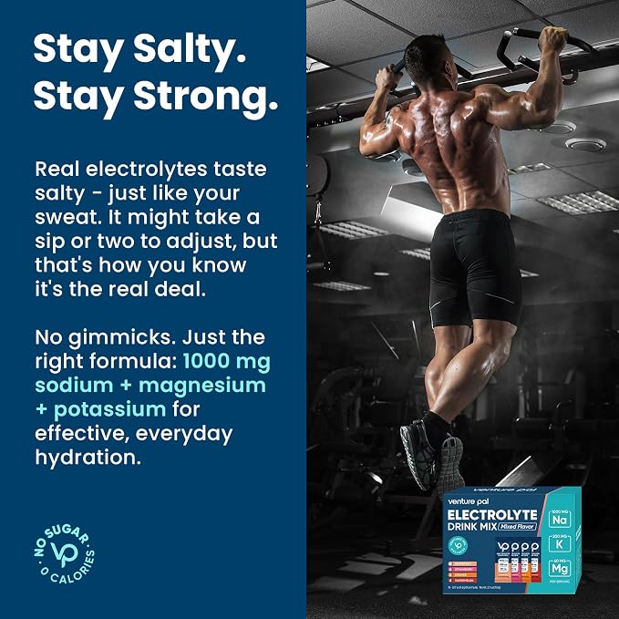 Venture Pal High Sodium Sugar Free Electrolytes Powder Packet - Image 3