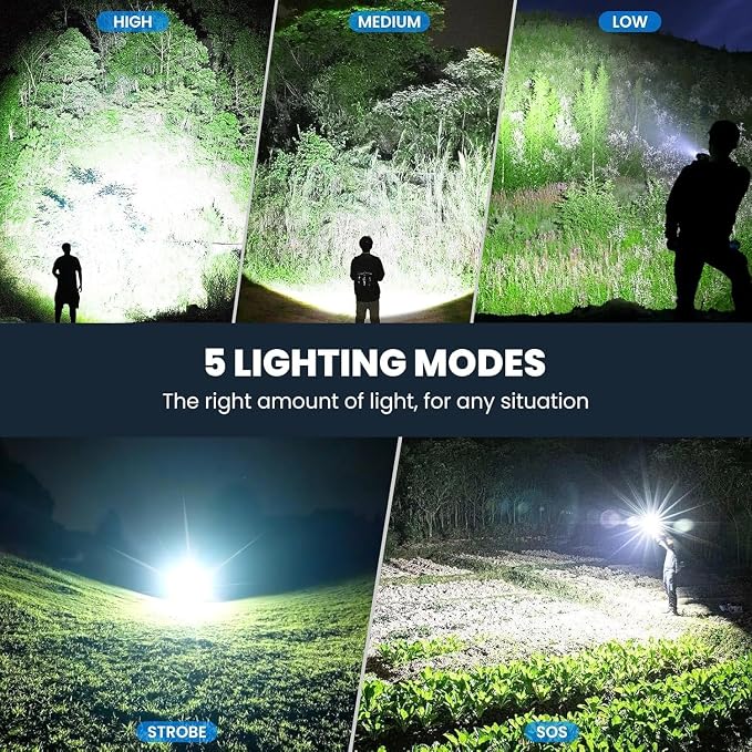 Rechargeable Flashlights 3 Pack - Image 4