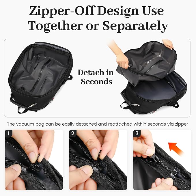 Boavan Vacuum Seal Backpack for Travel - Image 2