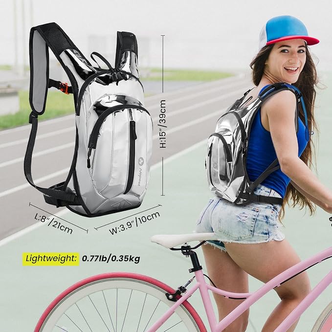 Nepest Hydration Pack Backpack for Women & Men, Lightweight Water Backpack - Image 4