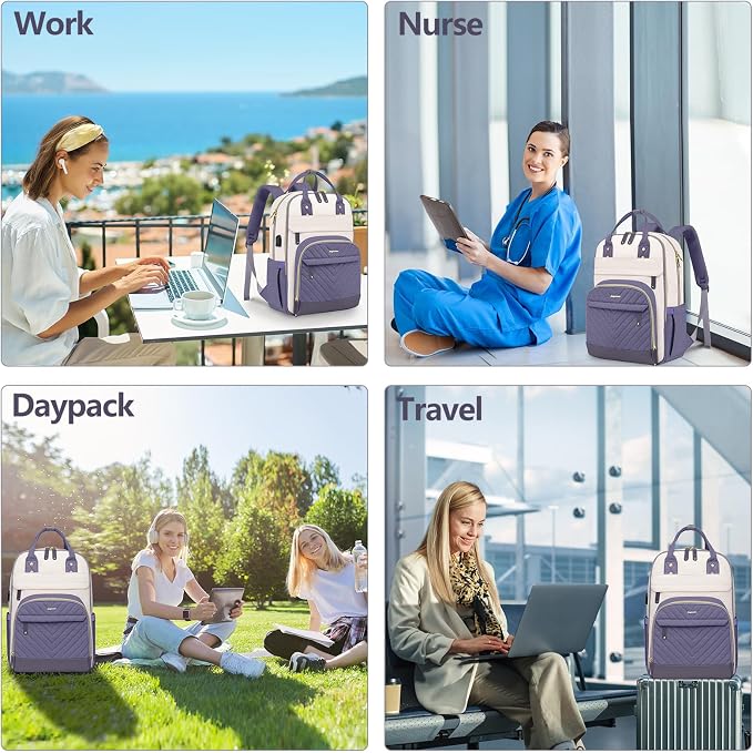 Laptop Backpack for Women Work Bag - Image 7