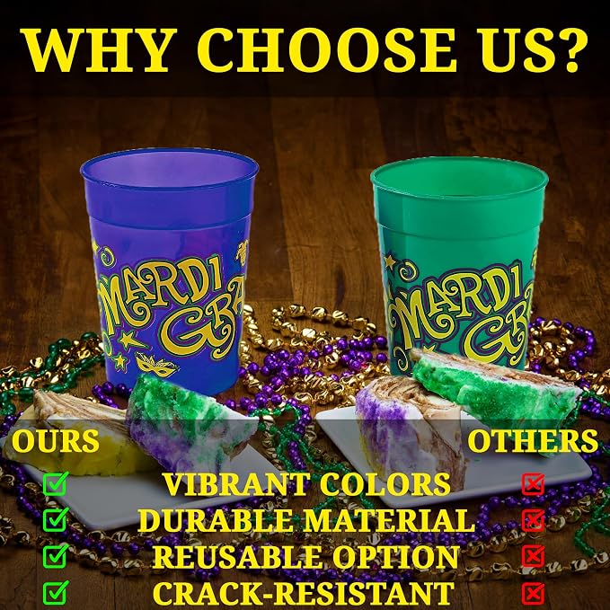 Fun Express Plastic Cups Reusable 12 Pack - Image 6