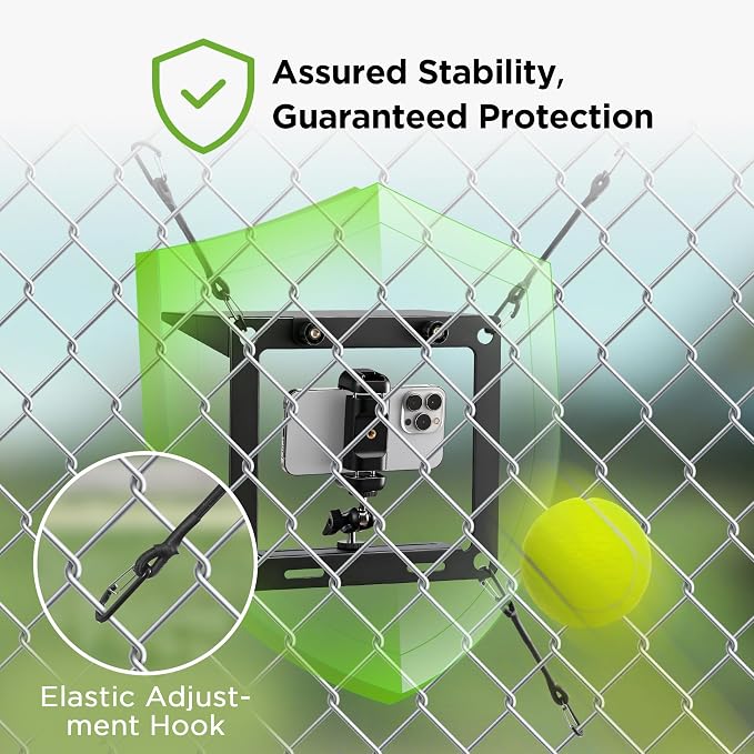 InnoGear Fence Mount for Phone, Flexible Cell Phone Fence Mount - Image 4
