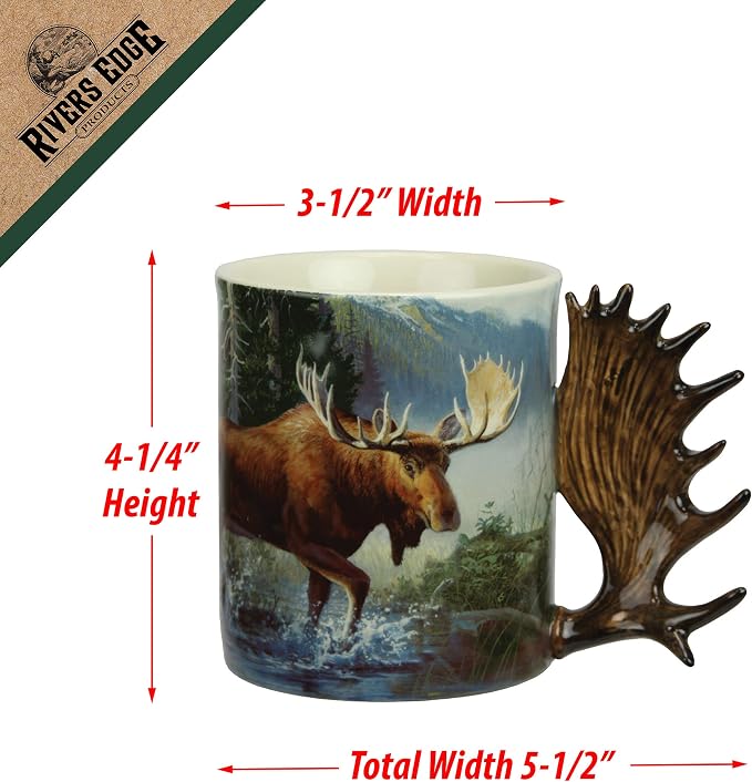 Rivers Edge Products 3D Ceramic Coffee Mug - Image 4