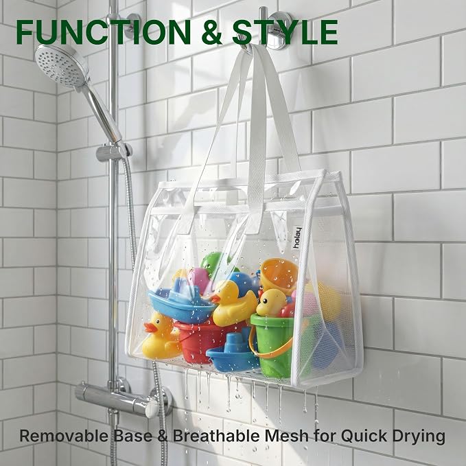 HOLAY 4 Pack Clear Toy Storage Bags - Image 6