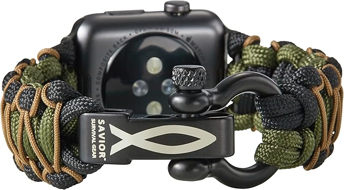 Savior Survival Gear Paracord Watch Band Compatible by SaviorSurvivalGear