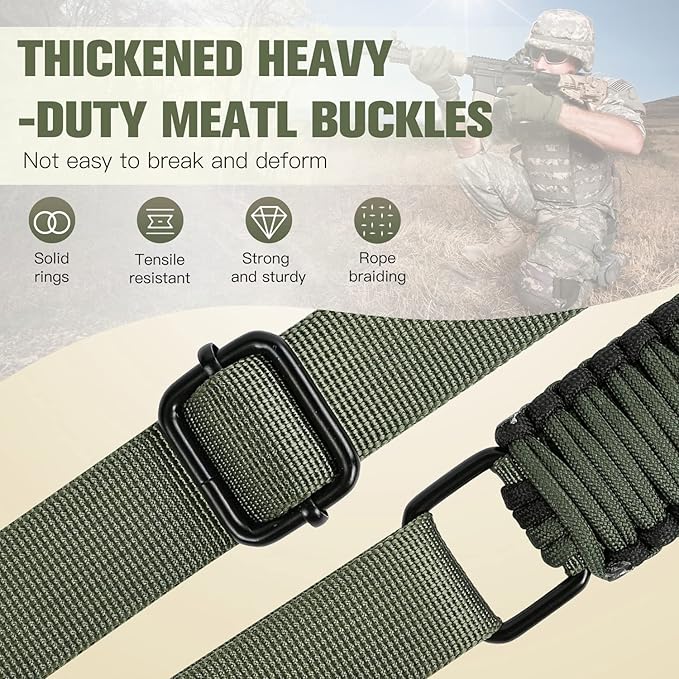 VVAAGG Two-Point Paracord Rifle Sling - Image 2