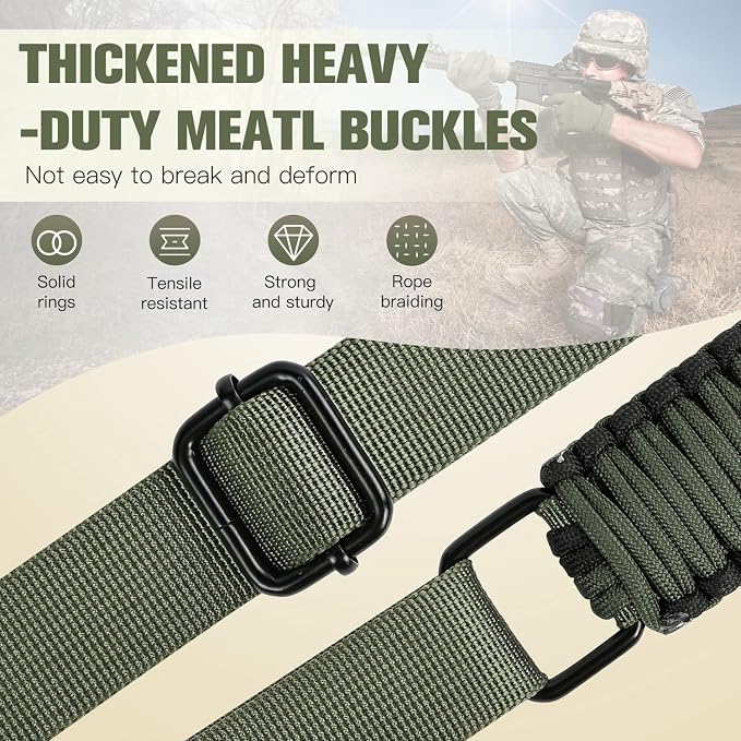 VVAAGG Two-Point Paracord Rifle Sling - Image 4