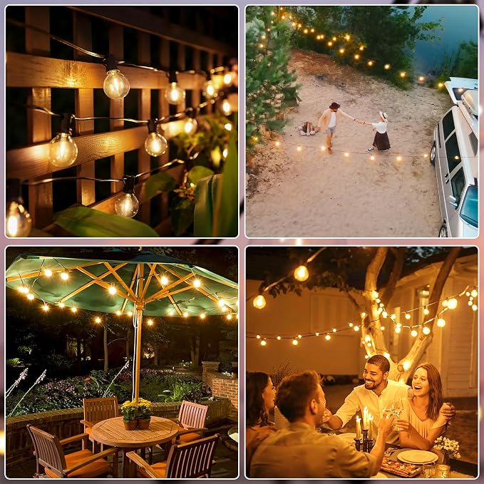 Ollny 60FT Solar Lights Outdoor, Waterproof Remote Control Dimmable Timers - Image 9