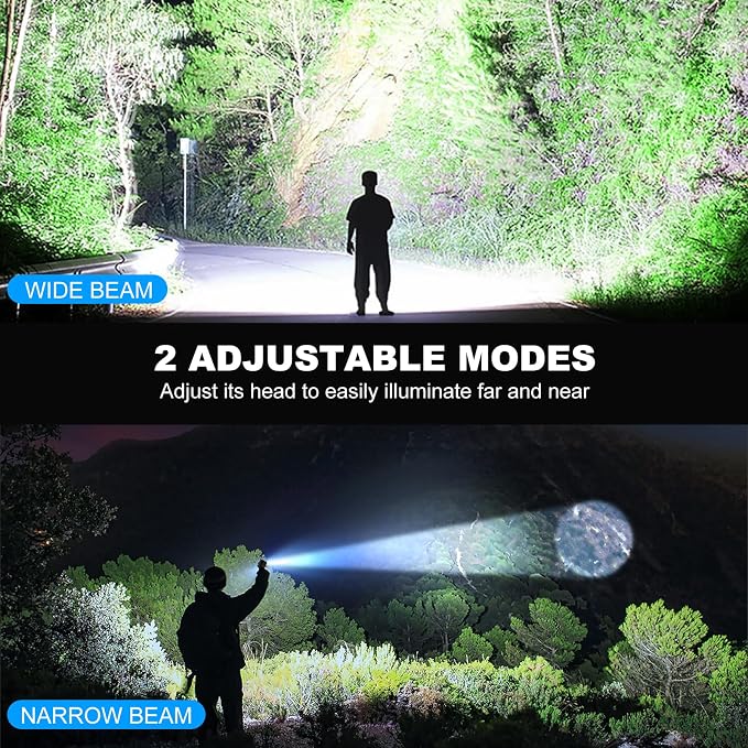 Kmivo Rechargeable Led Flashlight High Lumens - Image 5