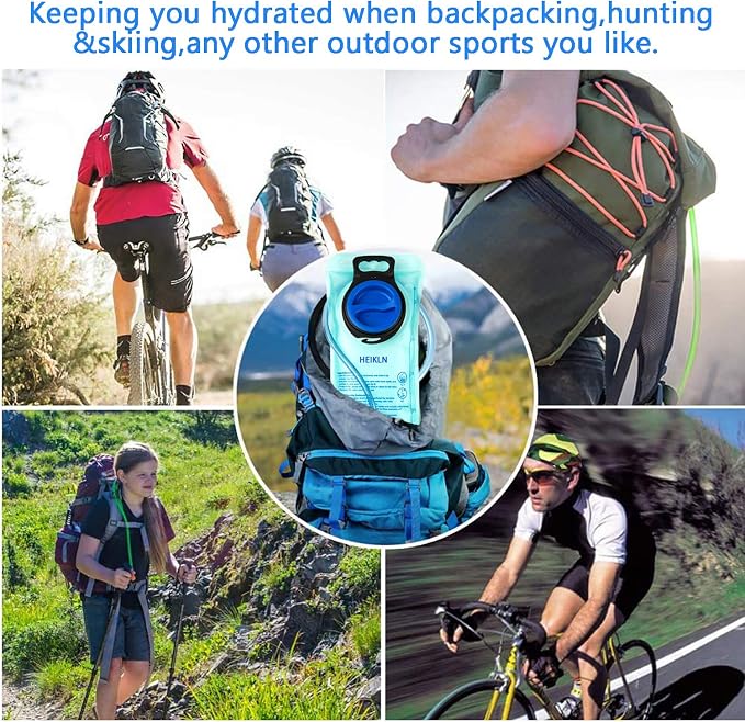 HEIKLN Hydration Bladder 1.5L-2L-2.5L-3L, Leak Proof Water Reservoir, BPA Free - Image 7