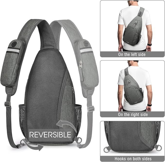 G4Free Sling Chest Bag RFID Crossbody Backpack Shoulder Bag - Image 6