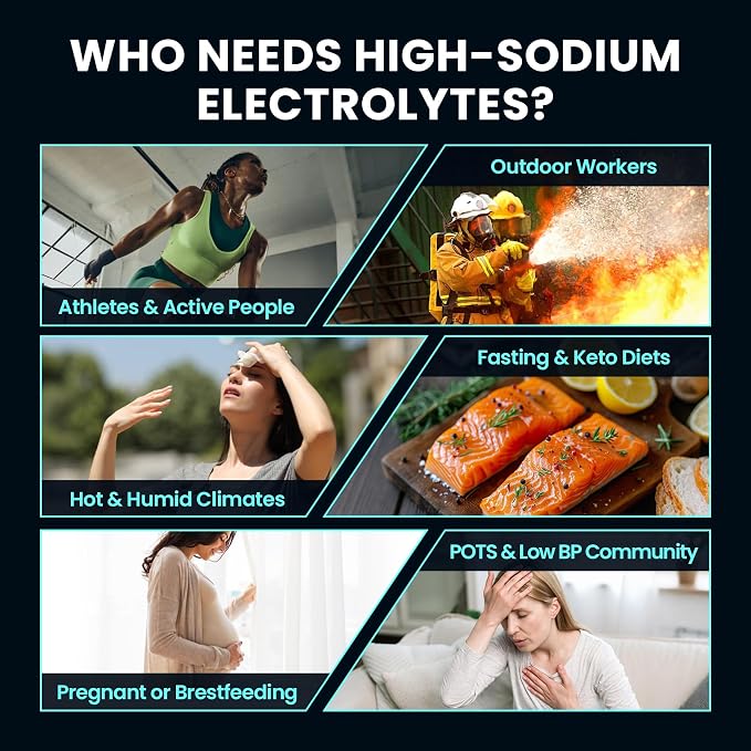Venture Pal High Sodium Electrolyte Powder Packets | Sugar Free Hydration Drink - Image 5