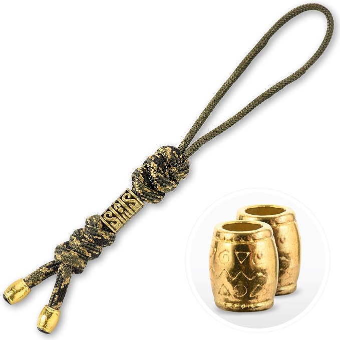 M-Tac Skull Knife Lanyard with Bead – Paracord Lanyard by M-Tac
