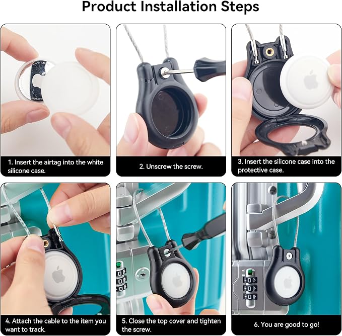 IPX8 Waterproof for AirTag Holder - Image 8