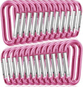 STURME 2" Aluminum D Ring Carabiners Clip D Shape Spring Loaded Gate Small by STURME
