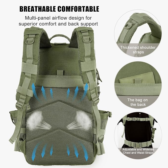 Military Tactical Backpack 25L Day Backpack - Image 4