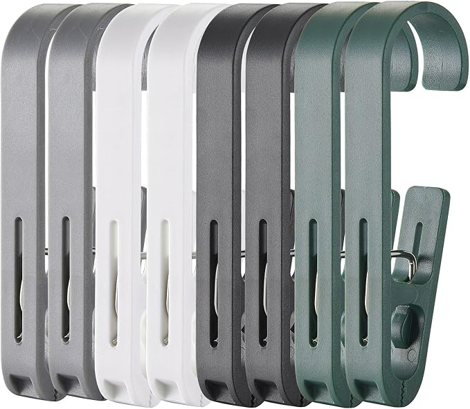 Large Laundry Hook Clothes pins 8pcs Sock Clip Laundry Clips by KooNiosio
