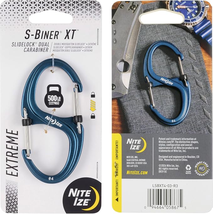 Nite Ize S-Biner XT SlideLock Dual Carabiner - Image 8