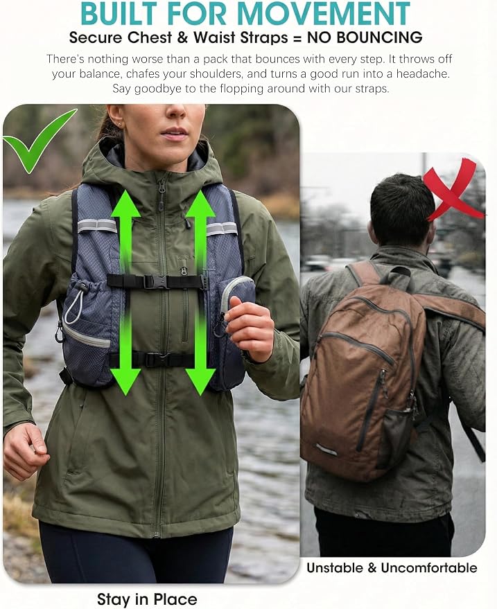 Foldable Small Hiking Backpack - Image 3