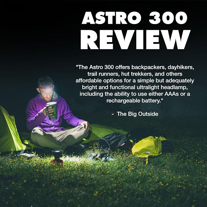BLACK DIAMOND Astro 300 Headlamp | 300 Lumens Brightness | 3X AAA Battery - Image 6