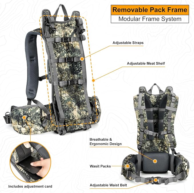 MOXULE Pro 5000 Camo Frame Backpack - Image 2