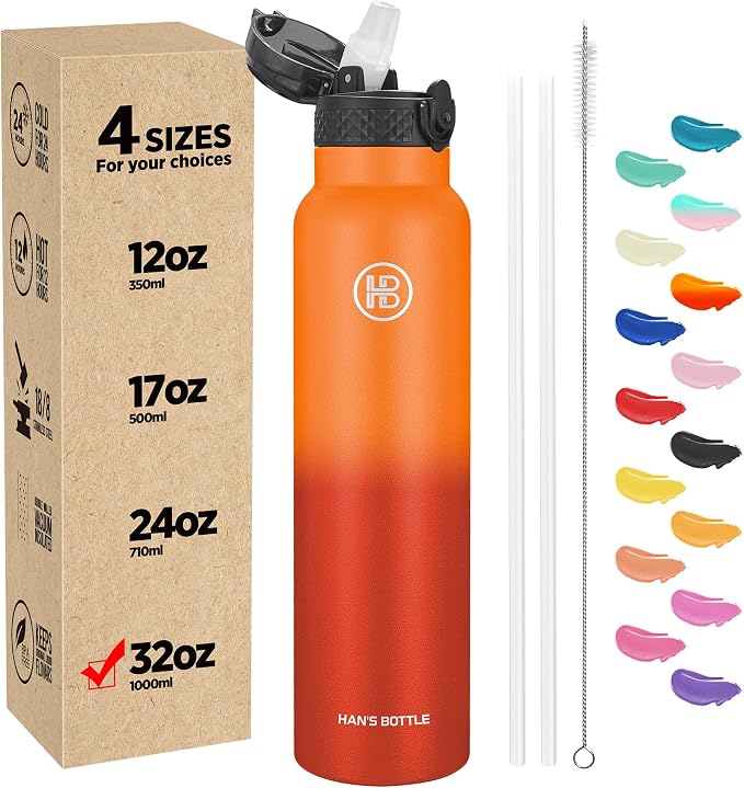 Han's Bottle Sports Water Bottle - 32 Oz by han%27s+bottle