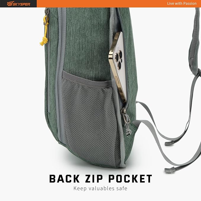 SKYSPER Small Daypack 10L Hiking Backpack Packable Lightweight Travel Day Pack - Image 7