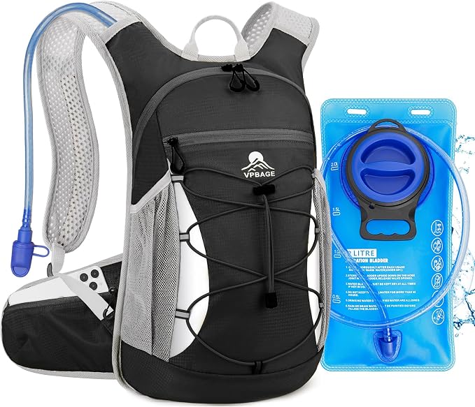 Hydration Backpack with 2L Water Bladder by VpbageGear