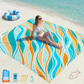 Famstar Beach Blanket Oversized Extra Large 78" X 81", Waterproof Sandproof by Famstar