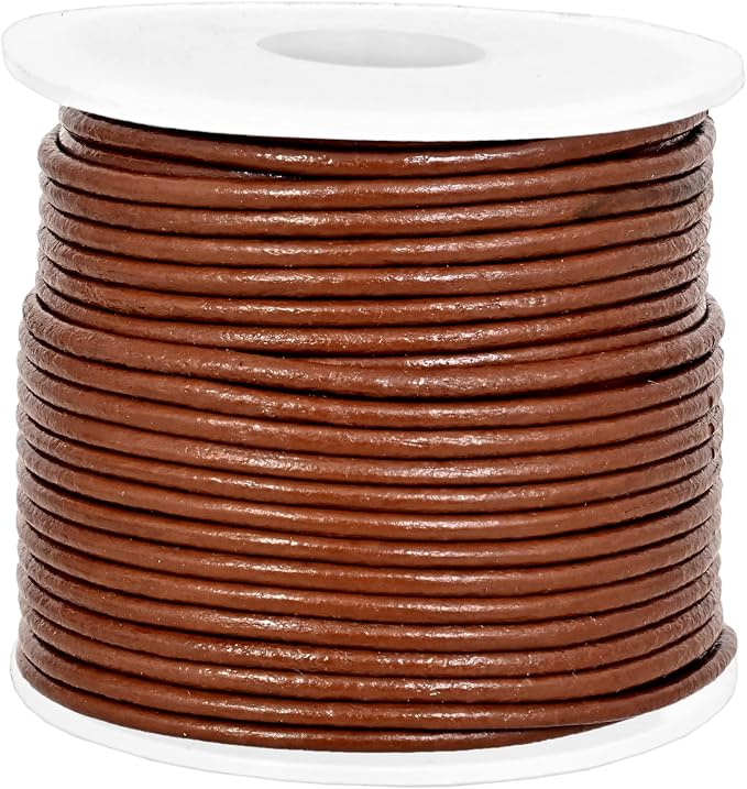 GENIQUE Real/Genuine Round Leather String Cord - Image 2