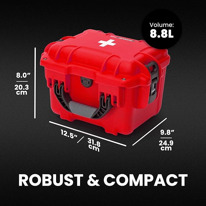 NANUK 908 Waterproof First Aid Box Empty – Durable, Medical First Aid Organizer - Image 5