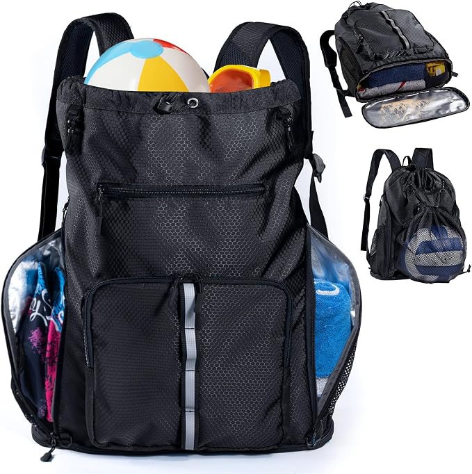 Large Beach Backpack Waterproof Sandproof by VIGEGARI