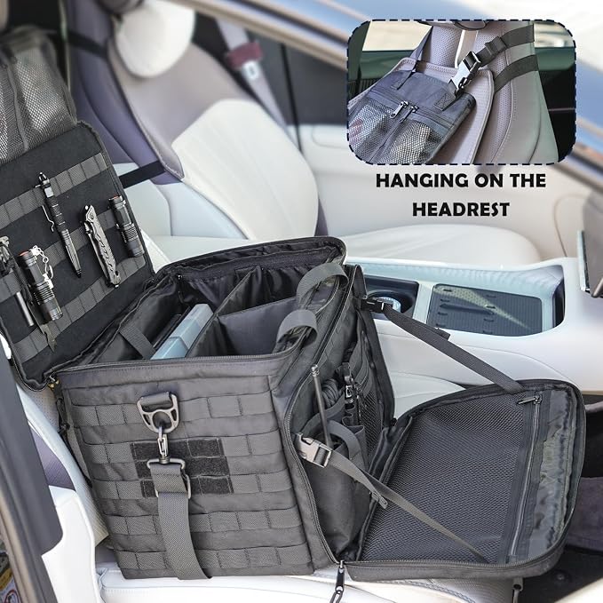 SCAVATA Patrol Bag Law Enforcement, Police Gear Car Front Seat Vehicle - Image 6