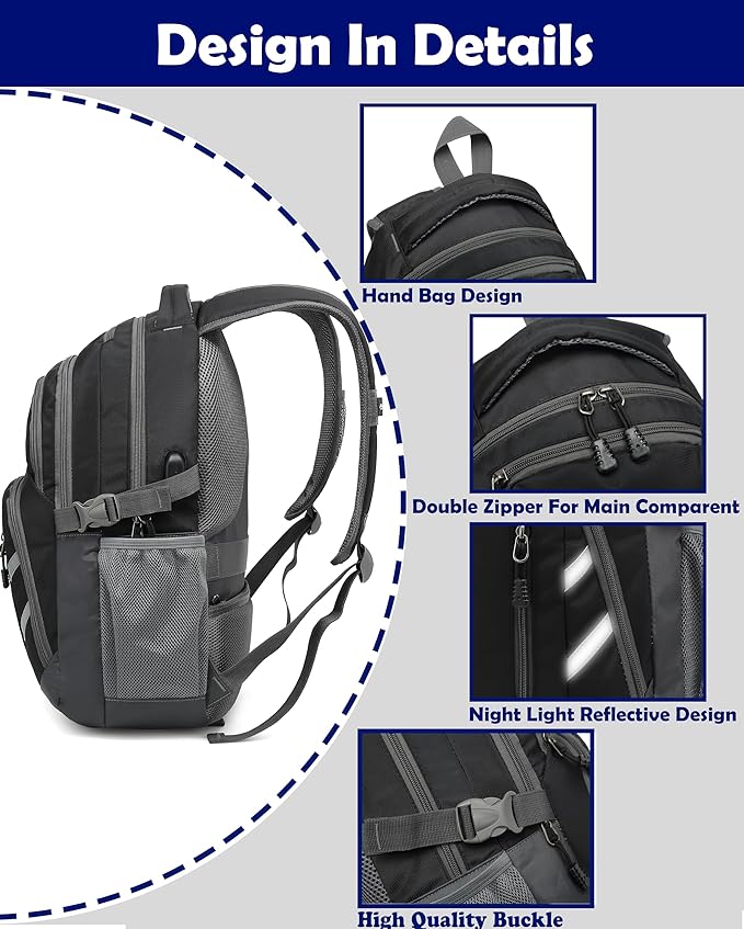ProEtrade Extra Large Backpack Bookbag - Image 3