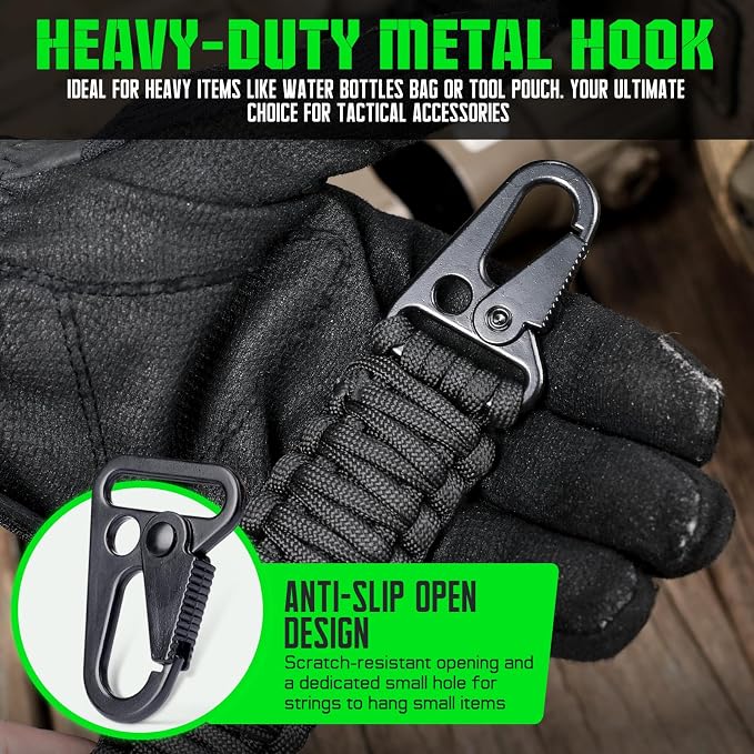Tactical Paracord Handle，9-core Weaving Paracord Strap - Image 5