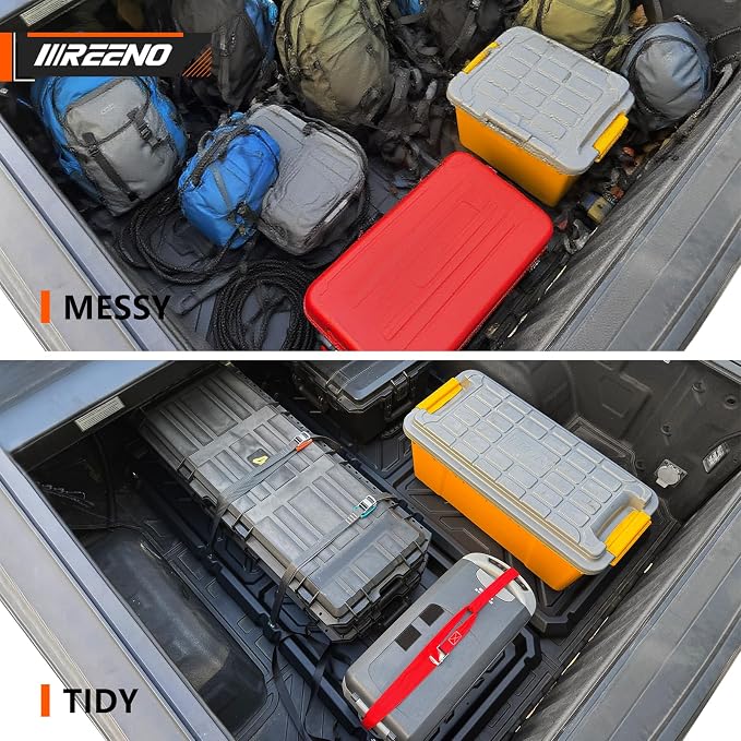Slide-Out Truck Bed Organizer Tray, Heavy Duty Cargo Storage System - Image 7