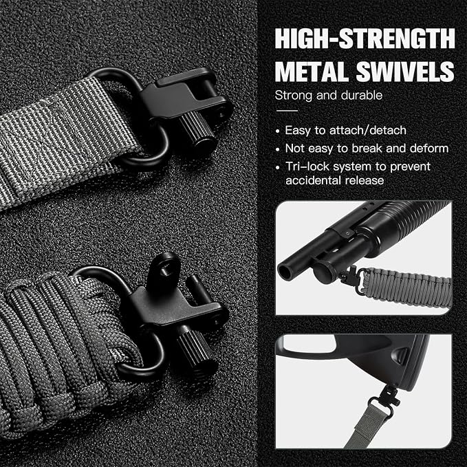 VVAAGG Two-Point Paracord Rifle Sling - Image 3