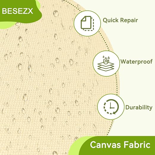 Besezx Canvas Repair Patch, Outdoor Gear Patch, 7.87x5.9 Inches 8PCS, - Image 3