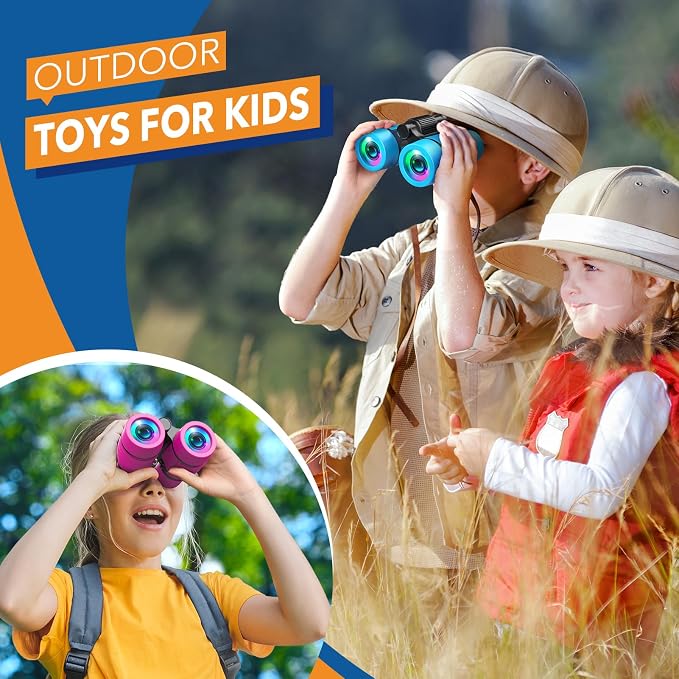 Toys for Boys Ages 3-7: LET'S GO! Kids Binoculars - Image 3