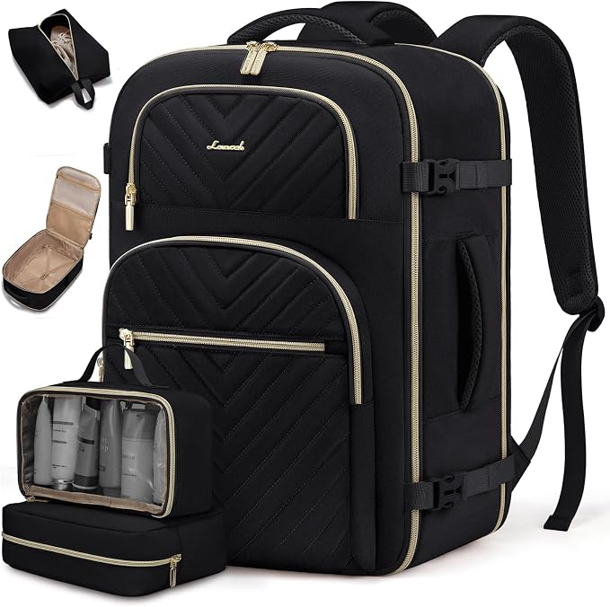 LOVEVOOK Travel Backpack Carry on Flight Approved 40L, Waterproof TSA Travel by LOVEVOOK