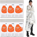 6 Pack Emergency Thermal Blankets by Unknown