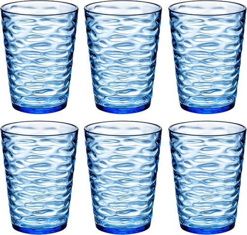 14-ounce Plastic Tumblers, Acrylic Drinking Glasses, Shatter-Proof, by ZAINCA